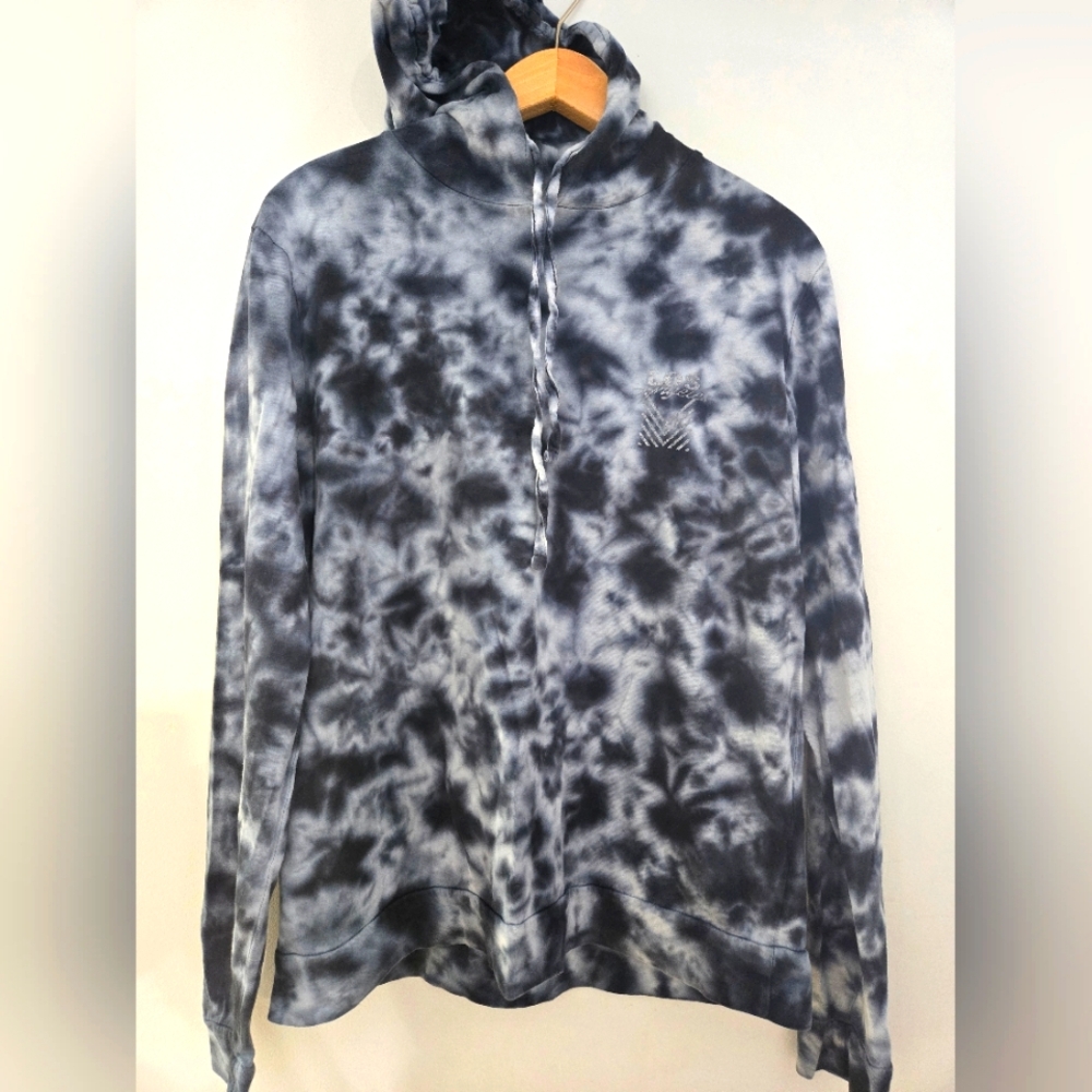 Denim & Flower Tie-Dye M